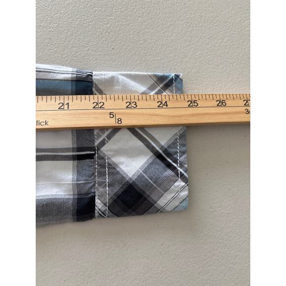 BKE Men's Size Large Western Plaid Pearl Snap Button Up Rodeo Rancher Shirt - Picture 7 of 11